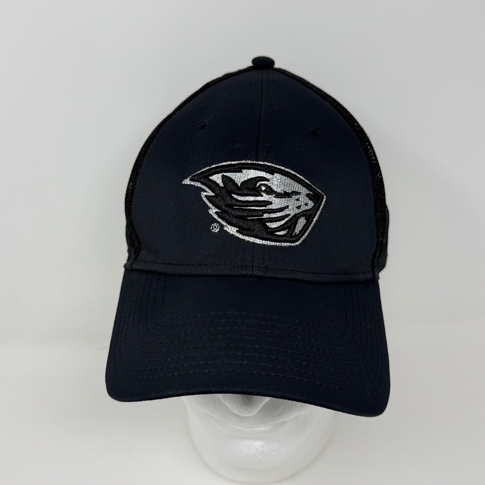 The Game Oregon State Beavers Black‎ Silver Reflective Mesh Snapback Trucker Hat